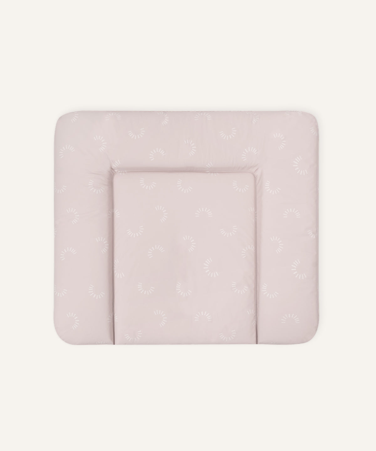 ickelauflage abwaschbar 72x85 cm rosé gemustert.