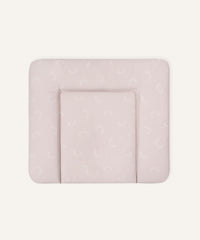 ickelauflage abwaschbar 72x85 cm rosé gemustert.