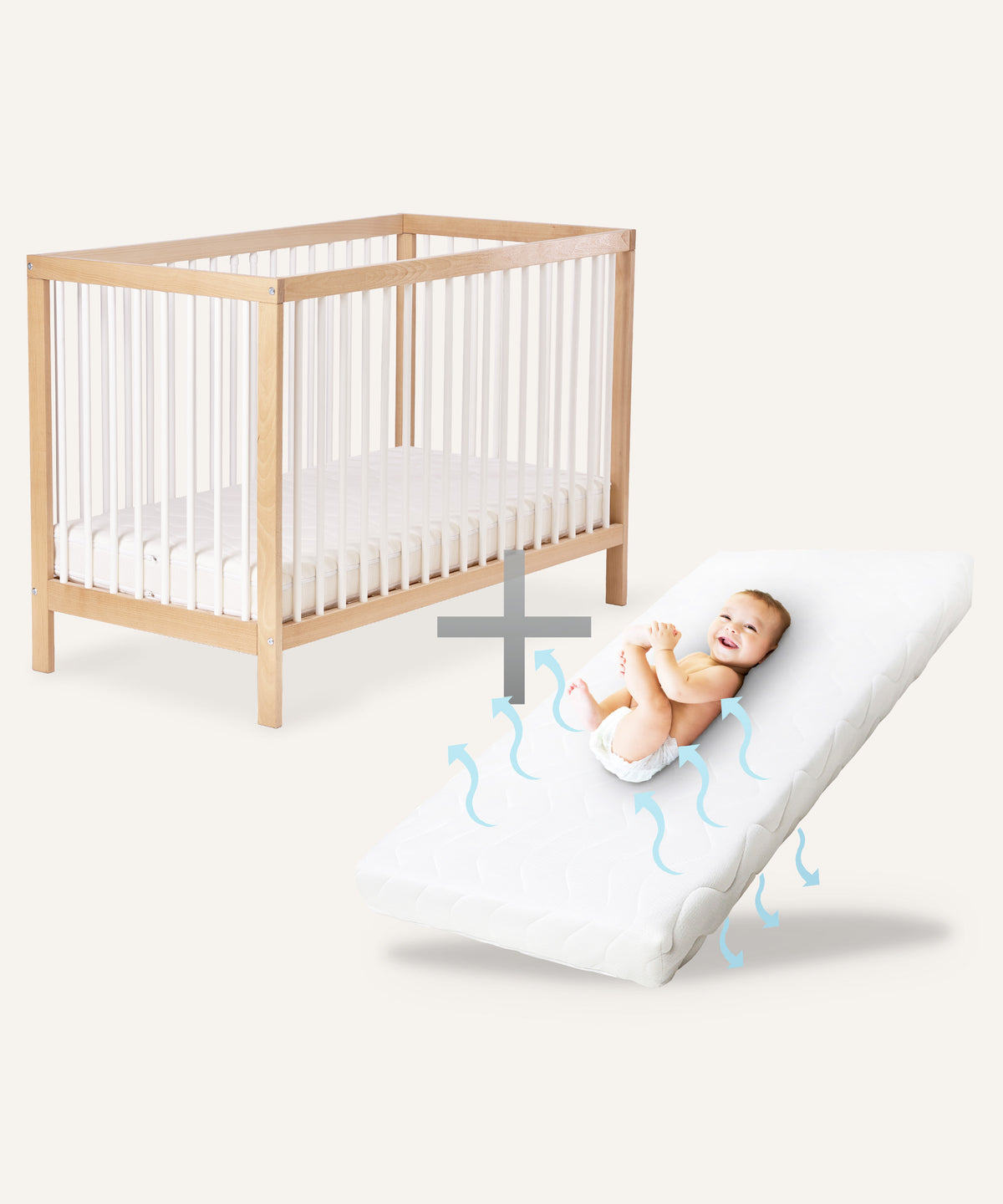 Heizmatte für Baby- und Kinderbetten, 40cm x 60cm