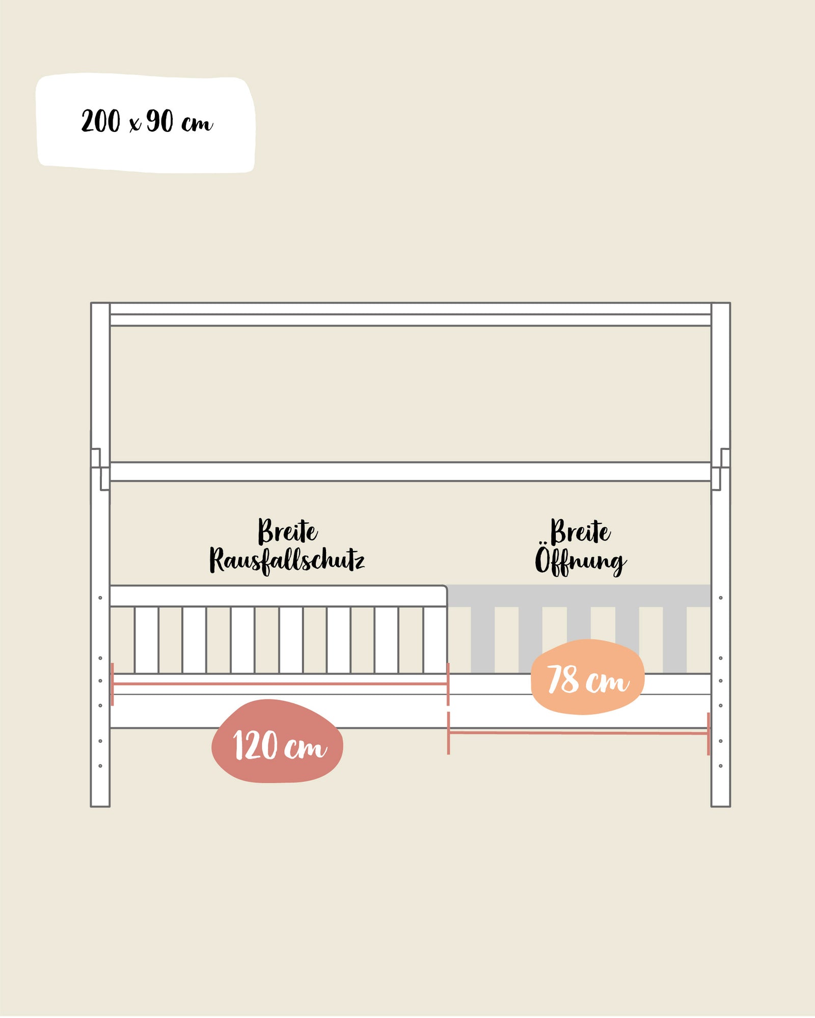 Hausbett Kiefer Zubehör.