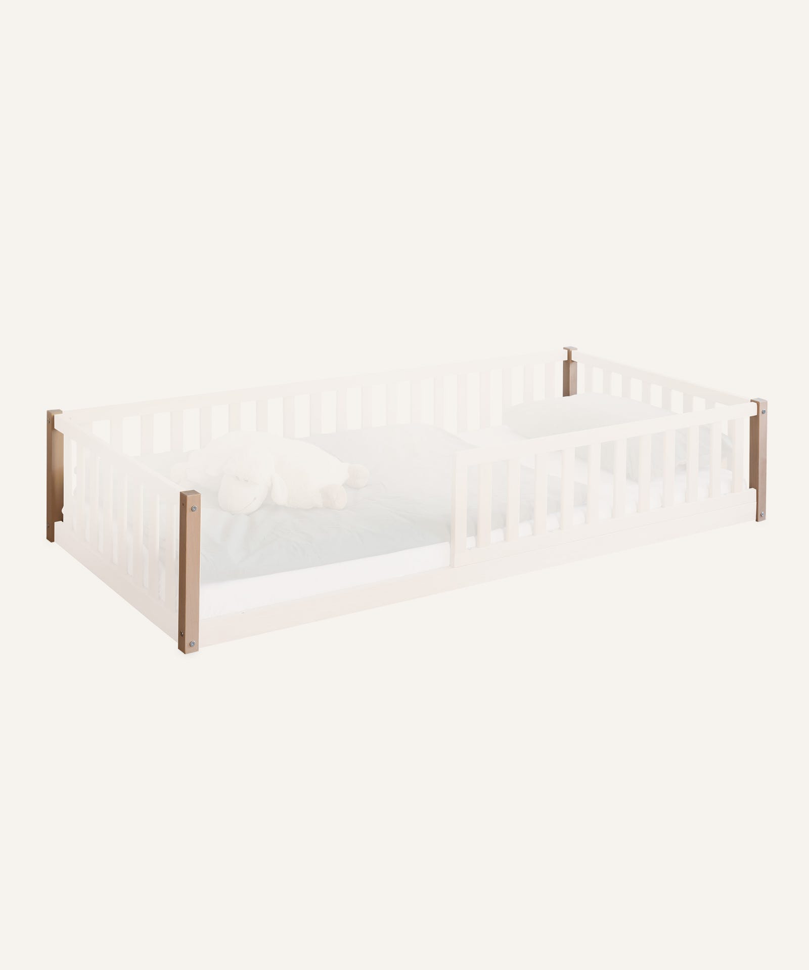 Umbauset Bodenbett Buche Natur.