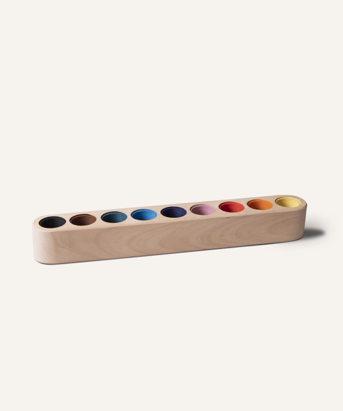 Ehrenkind Badorganizer Buntstifthalter aus Massivholz nach Montessori, Kinder (1 St., Schreibtischorganizer), aus FSC® zertifizierten Holz